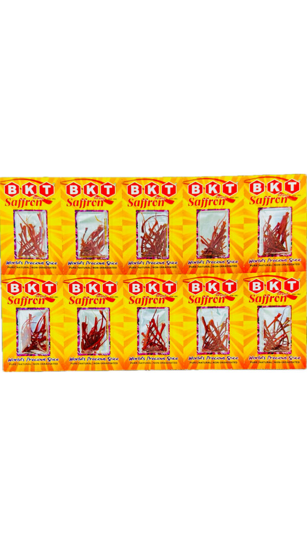 BKT® Brand Saffron (Kashmiri Kesar) (50 MG PACK) (1 Sheet)