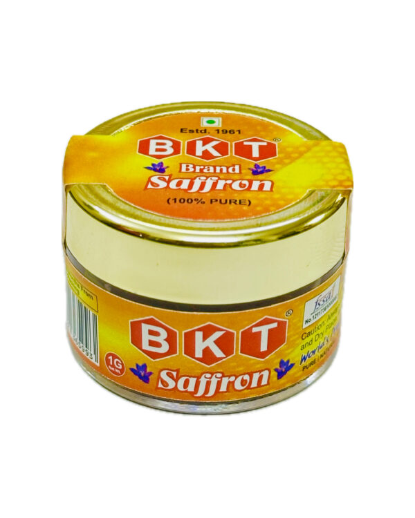 BKT® Brand Saffron (Kashmiri Kesar) (1 GM PACK) (NEW PACK)